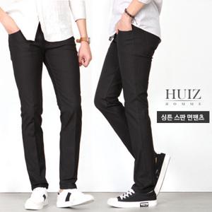 [휴아이지옴므] HU 싱튼 스판 면팬츠 HUIZ_SL320