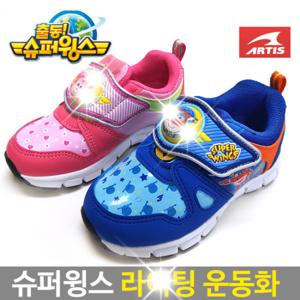 슈퍼윙스 라이팅 아동 운동화 택1
