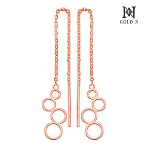 골드앤 18K 버블로드 롱귀걸이 RG