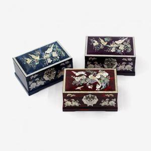 [박씨상방] 나전 매화 아리랑 오르골 한지보석함(15센티)