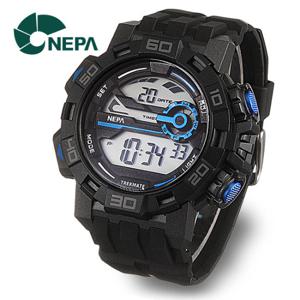 네파 NEPA 군인용 랩타임 3알람 조깅용 스포츠시계 N334-BLUE