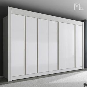 [모로] 에이런 밀키화이트 10자 장롱세트 옷장 장농 이불장