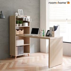 [룸앤홈]위드800책장형책상세트(1200)/책장/책상