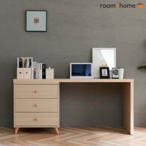 [룸앤홈]위드600서랍형책상세트(1200)/서랍장/책상