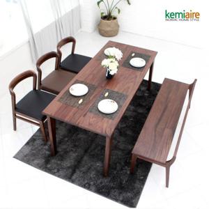 케미에르 산마리노 호두나무원목 6인식탁SET KRS-623B