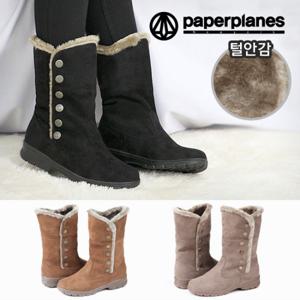 [무료배송][Mooda/Fur] Winter 여성 키높이 (롱)털부츠(MD1178)