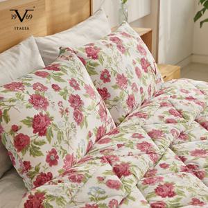 베르사체 19V69 ITALIA Fiore 차렵이불세트_Lilia white