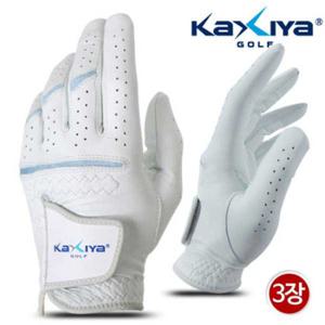 카시야 남성용 올 양피 골프장갑 3장