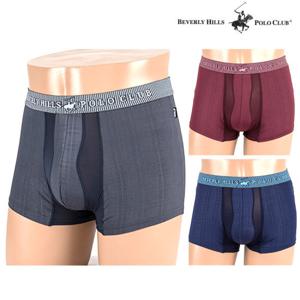 [비버리힐즈폴로클럽] 시원한 남성 메쉬 드로즈3매 팬티세트