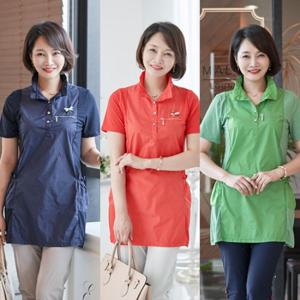 [로즈맘] 컬러풀와이어카라티셔츠