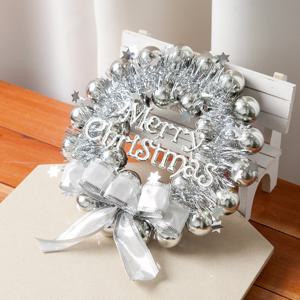 크리스마스 리스 벽장식 볼 210mm 벽걸이 소품 현관 문 카페 입구 데코 꾸미기