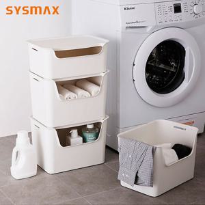 시스맥스 EL리빙박스 18L 대형/옷정리함/플라스틱수납장/분리수