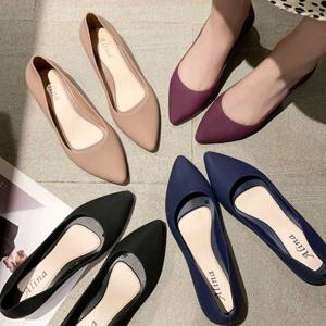 NAM 여자 플렛 단화 편한 젤리 슈즈 데일리 패션 봄코디