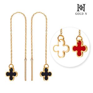 골드앤 18K 메이플라워 롱귀걸이 YG