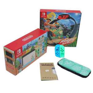 닌텐도스위치 동물의숲에디션 풀세트+링피트 3종세트+사은품3종세트