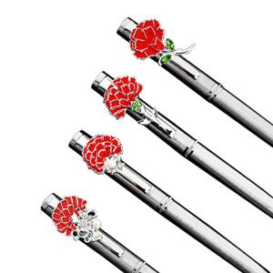 [메리그린] 크리스탈 카네이션 볼펜 어버이날 스승의날 선물