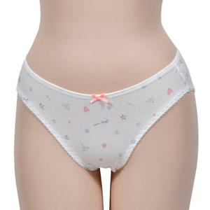 [글로리]형광리본 내츄럴 면스판 삼각 팬티