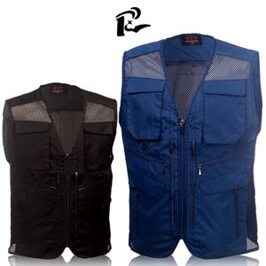 로베르토 남성 브이넥 다기능성 망사조끼 _CB0334