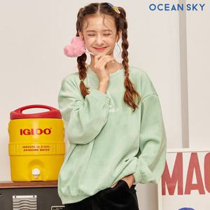 [오션스카이] 여아 융기모 맨투맨 티셔츠-AFJG5161D0S