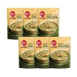 [CJ제일제당] 햇반 소프트밀 전복내장죽 420g 6개