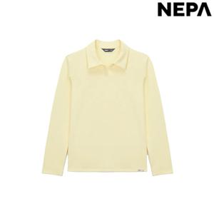 [네파 (행사)]여성 골지 긴팔 폴로 티셔츠 7K25240