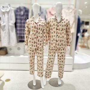 [비비안] 폴리기모 곰돌이나염 커플 파자마세트 WP8877AMP8877A