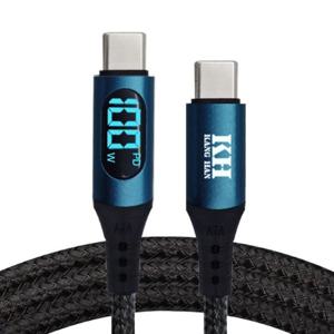 강한 PD Type C to C 100W 디스플레이 케이블 TQ-X03 (1m)
