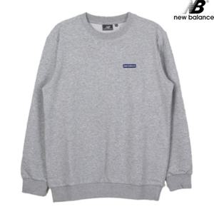 뉴발란스 NBNCDB1013-GR 와펜로고 맨투맨 남녀공용 긴팔티