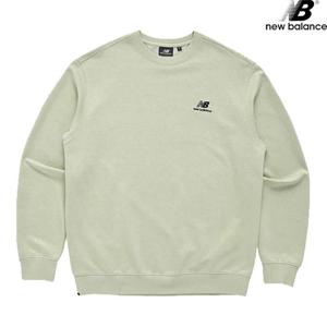 뉴발란스 NBNCD11023-BU 에센셜 빅로고 맨투맨 남녀공용 긴팔티