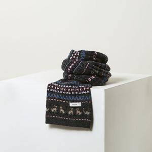 [헤지스] 남성 홀리데이 페어아일 머플러 HZMU5F301G2