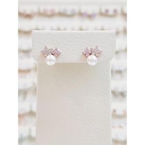 볼라레 세이브존01 진주 꽃 송이 선물 귀걸이 spe1111