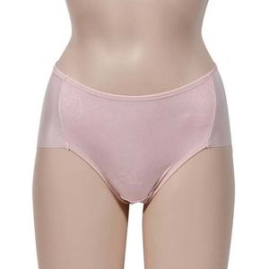 플라워 패턴 데일리 컬러 햄라인 여성 삼각팬티 N29