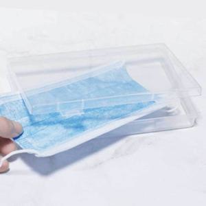 엄지척 마스크케이스 투명사각케이스 마스크보관함