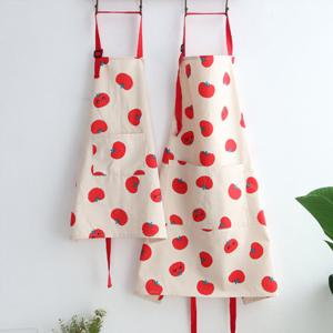 토마톰스 [토마]디자인 방수 커플 아동 앞치마/면 앞치마 주방 작업 예쁜 허리 원피스(CN126)