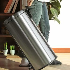 엄지척 스텐페달휴지통 30L 위생적인휴지통 다용도쓰레기통