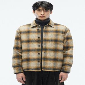 시리즈 역시즌 [series] 체크 퀼팅 아우터 셔츠 SASFW24851YEX