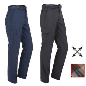 겨울신상 기모안감 남성 카고바지 사방스판  등산바지 작업복 바지