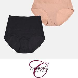 데일리템 하이웨스트 편안한 여성 햄라인 삼각팬티 심플팬티