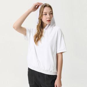 [데니스골프][DENNIS] 여성)스윙플로우 시보리 반팔 후드티_NAQMLTS085