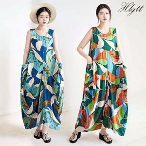 [헬리꽁땡]보태닉민소매원피스2종