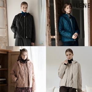 [엘렌느] 25FW 더블웨이브 퀼팅 점퍼+베스트 세트