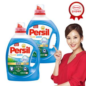 퍼실 딥클린 플러스 퓨어프레쉬 2.7Lx2개 세탁세제 겸용
