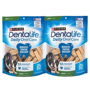 덴탈라이프 미니 독 강아지 덴탈껌 치석제거 개껌 193g x 2개