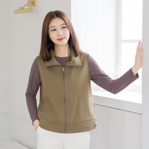 엄마옷 마담4060 바스락스트링조끼-QVE2509015-