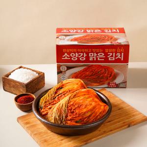 [춘천풍물시장] 소양강 맑은 김치 국내산 포기김치 10kg