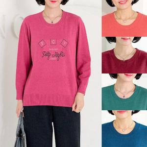 [엄마옷 로즈맘] 정호핫픽스니트티셔츠