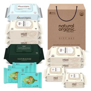 [네츄럴오가닉] 아기물티슈  프리미엄 구성 선물세트(GIFT SET)