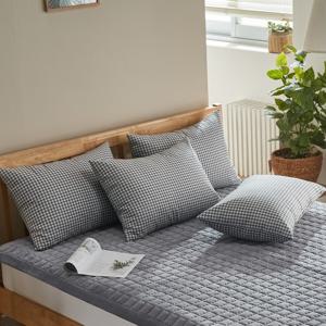 밍크극세사 두꺼운 부드러운 겨울 침대패드 Q