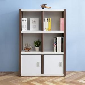 블리스데코 로딘 800 도어 3단 책장 FOF052