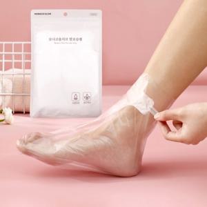 리얼촉촉 각질제거 발 보습 랩 100P+100P